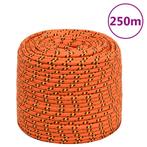 vidaXL Boottouw 8 mm 250 m polypropyleen oranje, Verzenden, Nieuw