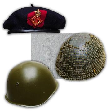 Belgique - Armée/infanterie - Casque militaire - Lot de 3 : beschikbaar voor biedingen