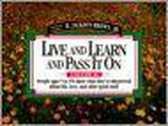 Live and Learn and Pass It on 9781558533318 H. Jackson Brown, Livres, Langue | Anglais, Envoi
