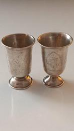 Tasse (2) - Argent 875 (84 Zolotniki), Antiek en Kunst