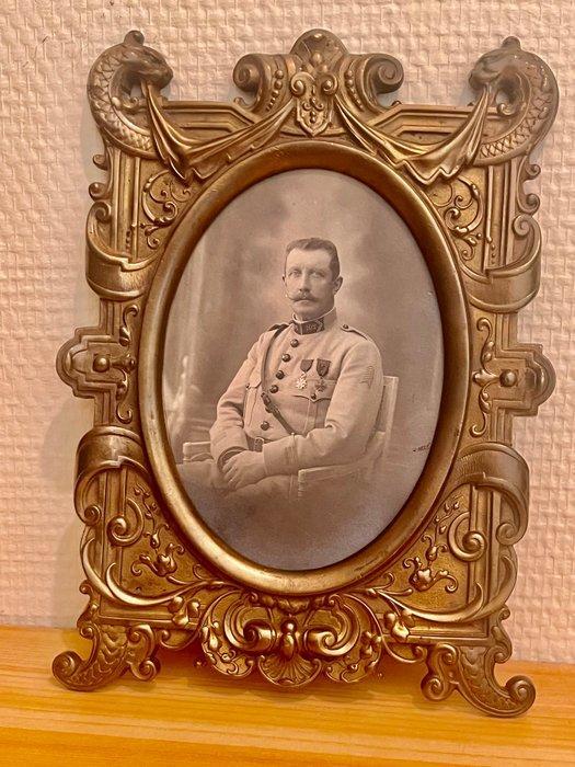 atelier de fonderie vers 1900 - Fotolijst - Brons, Antiek en Kunst, Antiek | Overige Antiek