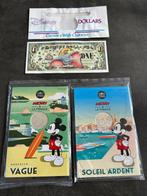 Disney - 1 Disney Dollar note (USA origin) and 2 10 Euro, Collections