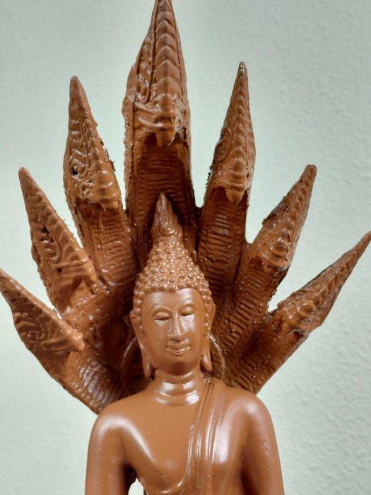 Beeld, Zevenkoppige Mucalinda Nga - Zaterdag Boeddha beeld, Antiek en Kunst, Kunst | Designobjecten