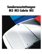 1989 BMW M3 CABRIOLET M5 SPECIALE BENODIGHEDEN BROCHURE EN.., Livres, Autos | Brochures & Magazines, Ophalen of Verzenden