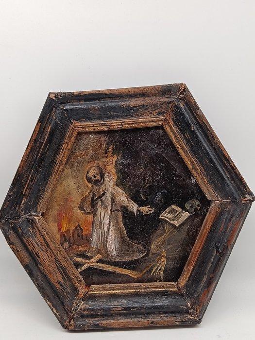 Italiaanse school (XVIII) - Memento Mori - NO RESERVE, Antiek en Kunst, Kunst | Schilderijen | Klassiek