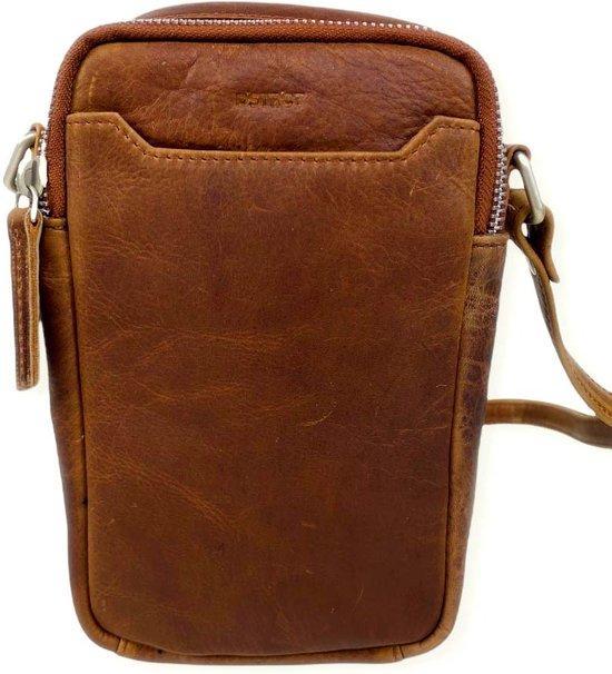 DSTRCT Limited Leren Telefoontasje Phonebag Cognac, Bijoux, Sacs & Beauté, Sacs | Sacs à bandoulière, Envoi