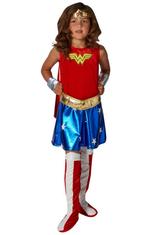 Wonder Woman Kostuum Kind Luxe, Kinderen en Baby's, Nieuw, Verzenden