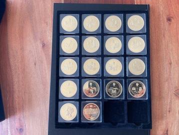 Nederland. N.v.t 18 penningen. Wilhelmina koningin der