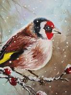 Tomasz Bednarski (1965) - Winter Goldfinch, Antiek en Kunst