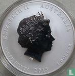 Australië 1 dollar 2015 (type 1 - kleurloos - zonder priv.., Timbres & Monnaies, Monnaies | Océanie, Verzenden, Losse munt