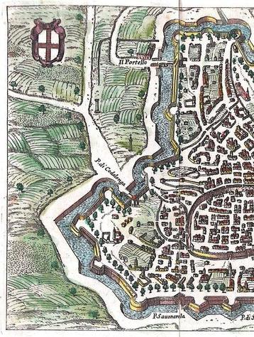 Italie - Padoue; F. Scoto - Padoa - 1650