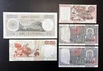 Italië. - 5 banknotes Lire (100.000 Manzoni, 100.000