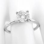 Ring - 14 karaat Witgoud - 1.08ct. tw. Diamant (Natuurlijk), Handtassen en Accessoires, Ringen, Nieuw