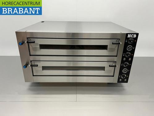 HCB RVS Pizzaoven 2 x 9 pizzas 34 cm doorsnede 400V Horeca, Zakelijke goederen, Horeca | Keukenapparatuur, Ophalen of Verzenden