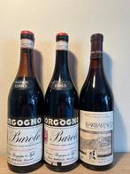 1980 Ris., 1983 G. Borgogno, Barolo & 1975 Giovanni, Nieuw