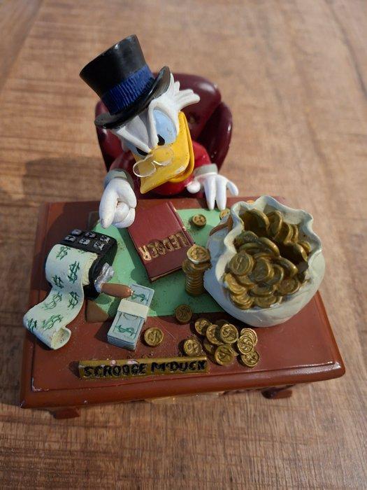 Linden - Beeldje - Scrooge McDuck Talking Bank Clock - Hars, Verzamelen, Disney