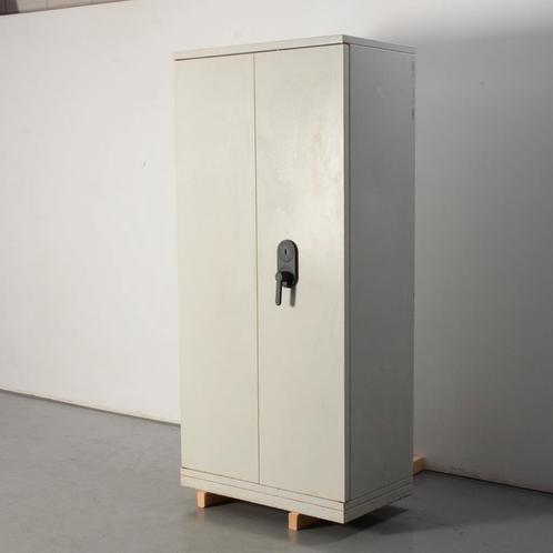 Officenow kluis, lichtgrijs, 195 x 93 cm, incl. 4 legbord..., Huis en Inrichting, Kasten | Roldeurkasten en Archiefkasten, Gebruikt