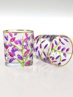 Secoloventesimo - Drinkservies (6) - Bladeren van amethisten