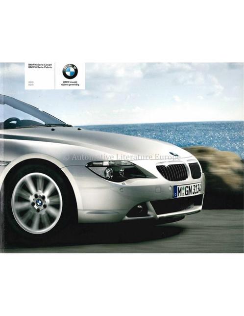 2006 BMW 6 SERIE COUPE CABRIO BROCHURE NEDERLANDS, Livres, Autos | Brochures & Magazines