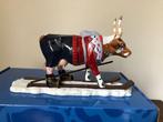 Beeldje - Cow Parade. Cowparade. The Ski Cow. - Polyresin.