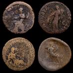 Romeinse Rijk Ases y Sestercios incl.: Adriano, Domiciano y, Postzegels en Munten