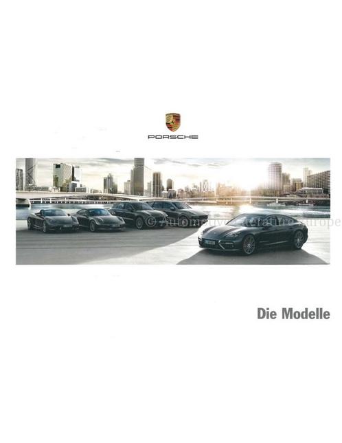 2017 PORSCHE PROGRAMMA BROCHURE DUITS, Livres, Autos | Brochures & Magazines