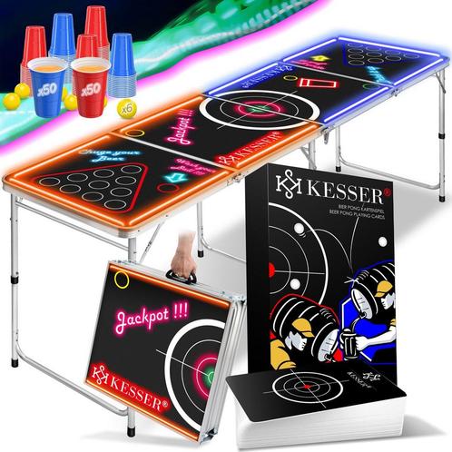 KESSER® Beerpong-Tafel / Beerpong - Set met Kaartspel Drinks, Huis en Inrichting, Overige Huis en Inrichting, Verzenden
