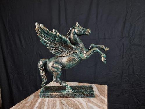 Beeld, Pegasus Horse - 26 cm - IJzer, Antiek en Kunst, Curiosa en Brocante