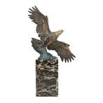Beeldje - Eagle - Brons, Marmer, Antiek en Kunst
