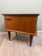 Nachtkastje - Vintage Teakhouten Nachtkastje in Mid-Century