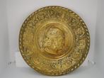 Plaque - Verguld messing
