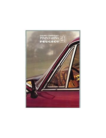 1982 PEUGEOT 504 PININFARINA COUPÉ / CABRIOLET BROCHURE NE.., Ophalen of Verzenden, Nieuw