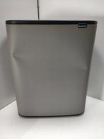 Brabantia Bo Touch Bin 2 x 30 Liter Mineral Prullenbakken, Huis en Inrichting, Woonaccessoires | Prullenbakken, Verzenden, Nieuw