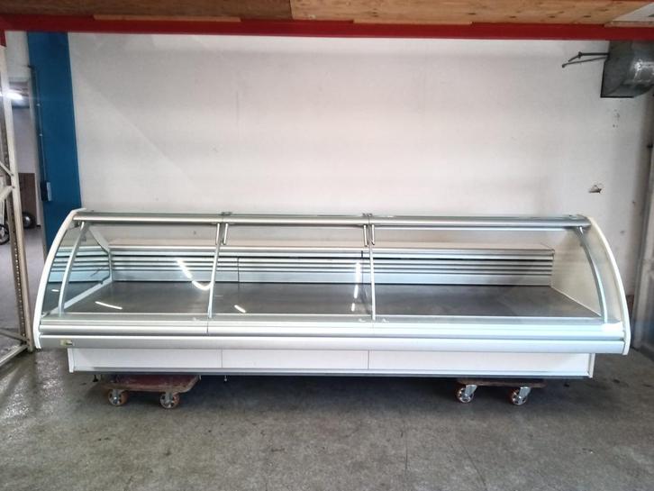 Smeva Koeltoonbank B356 x D129 x H115 cm - gebogen glas, Elektronische apparatuur, Koelkasten en IJskasten