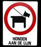 Kunststof aanduidingsbord honden aan de lijn, Zakelijke goederen, Kantoor en Winkelinrichting | Beveiliging