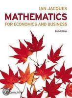 Mathematics For Economics Plus Mathxl Pack 9780273722281, Ian Jacques, Verzenden