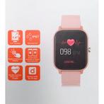 Smartwatch roze met goudaccenten - chique - waterdicht, Verzenden, Nieuw