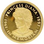 Libéria. 100 Dollars 1997 Princess Diana - In Memoriam,, Postzegels en Munten