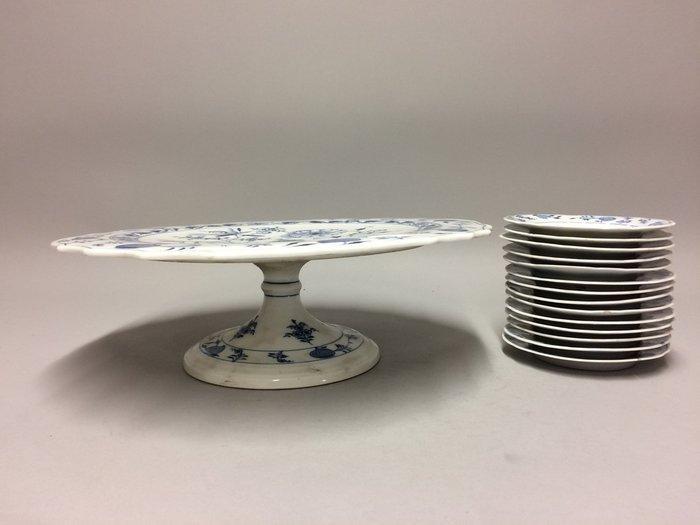 Petrus Regout, Huttensteinach - Taartschaal - Huttensteinach, Antiek en Kunst, Antiek | Glaswerk en Kristal