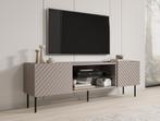 Meubella | TV-Meubel beige 180x40x59 | hotel chique modern, Overige materialen, Verzenden, 150 tot 200 cm, Nieuw