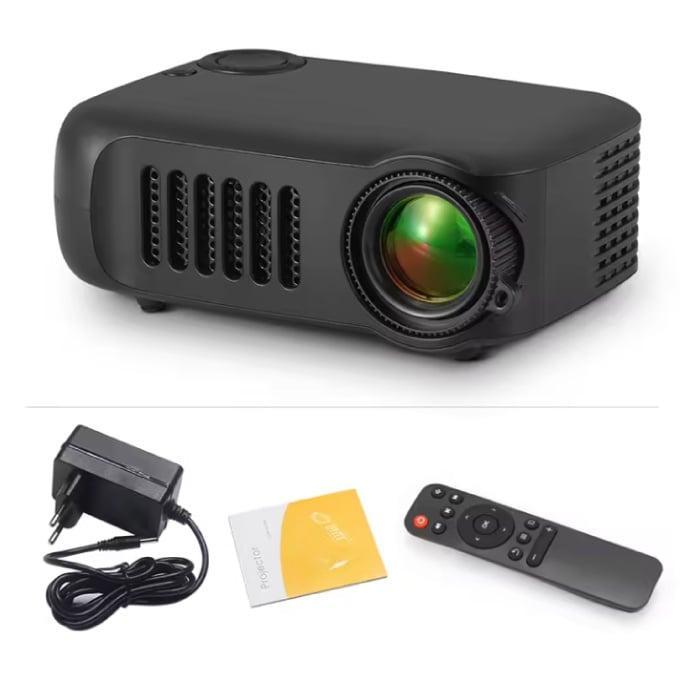 A2000 Mini Projector - 1000 Lumen - Screen Mirroring Beamer, Audio, Tv en Foto, Diaprojectoren, Nieuw, Verzenden