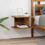 vidaXL Nachtkastje 2 pcs Oudhout 40 x 30 x 25 cm Bewerkt, Huis en Inrichting, Slaapkamer | Nachtkastjes, Verzenden, Nieuw