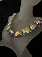 Oscar De La Renta - Acier - Collier - cristal iridescent