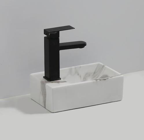 SALE - Ludvik 43 - Glans marmer - Toiletfontein -  -  -, Doe-het-zelf en Bouw, Sanitair, Nieuw, Ophalen of Verzenden