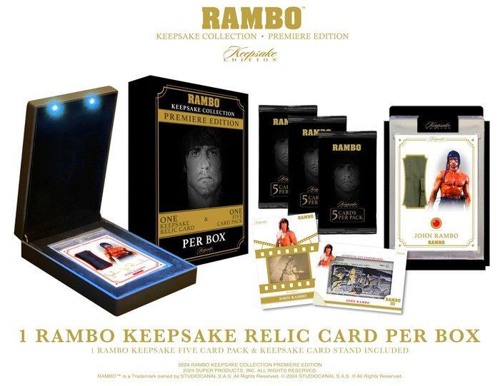 Keepsake - RAMBO Premiere Edition Hobby Box (Relic Card, Verzamelen, Overige Verzamelen
