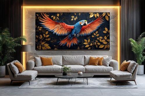 Iconica - Parrots Flight · XXL, Antiquités & Art, Art | Peinture | Moderne