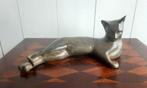 P. Chenet Foundry - Figure - Grote Kat - 23 cm - Bronze, Antiek en Kunst