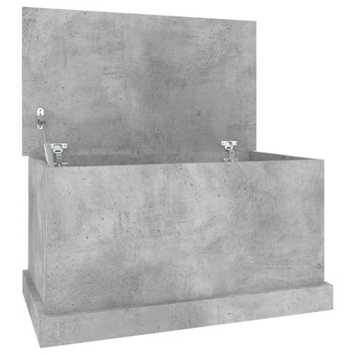 Betongrijze Opbergbox - OP=OP - Koopjesjagers!, Huis en Inrichting, Woonaccessoires | Kisten, Minder dan 50 cm, Nieuw, Overige houtsoorten