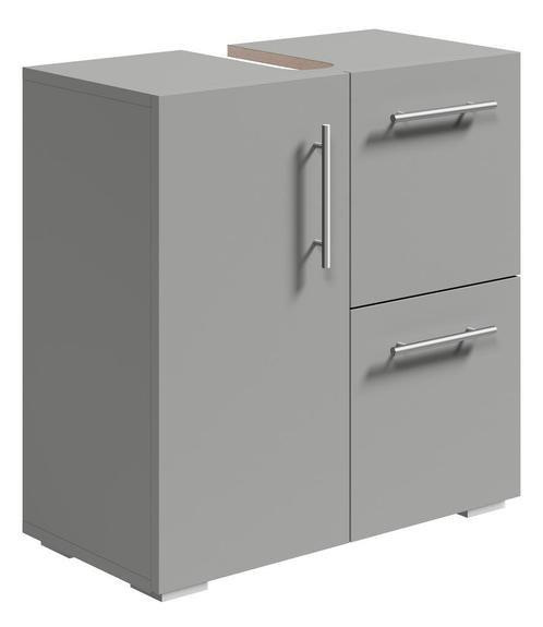 Wastafel Onderkast Mars 60 x 30 x 60 cm - Mat Grijs, Huis en Inrichting, Badkamer | Badkamermeubels, Nieuw, Verzenden