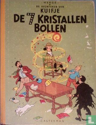 Kuifje - De 7 kristallen bollen - 1956, Boeken, Stripverhalen, Gelezen, Eén stripboek, Verzenden